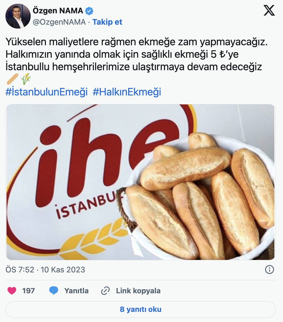 İstanbul'da halk ekmeğe zam mı gelecek? Resmi açıklama geldi 4